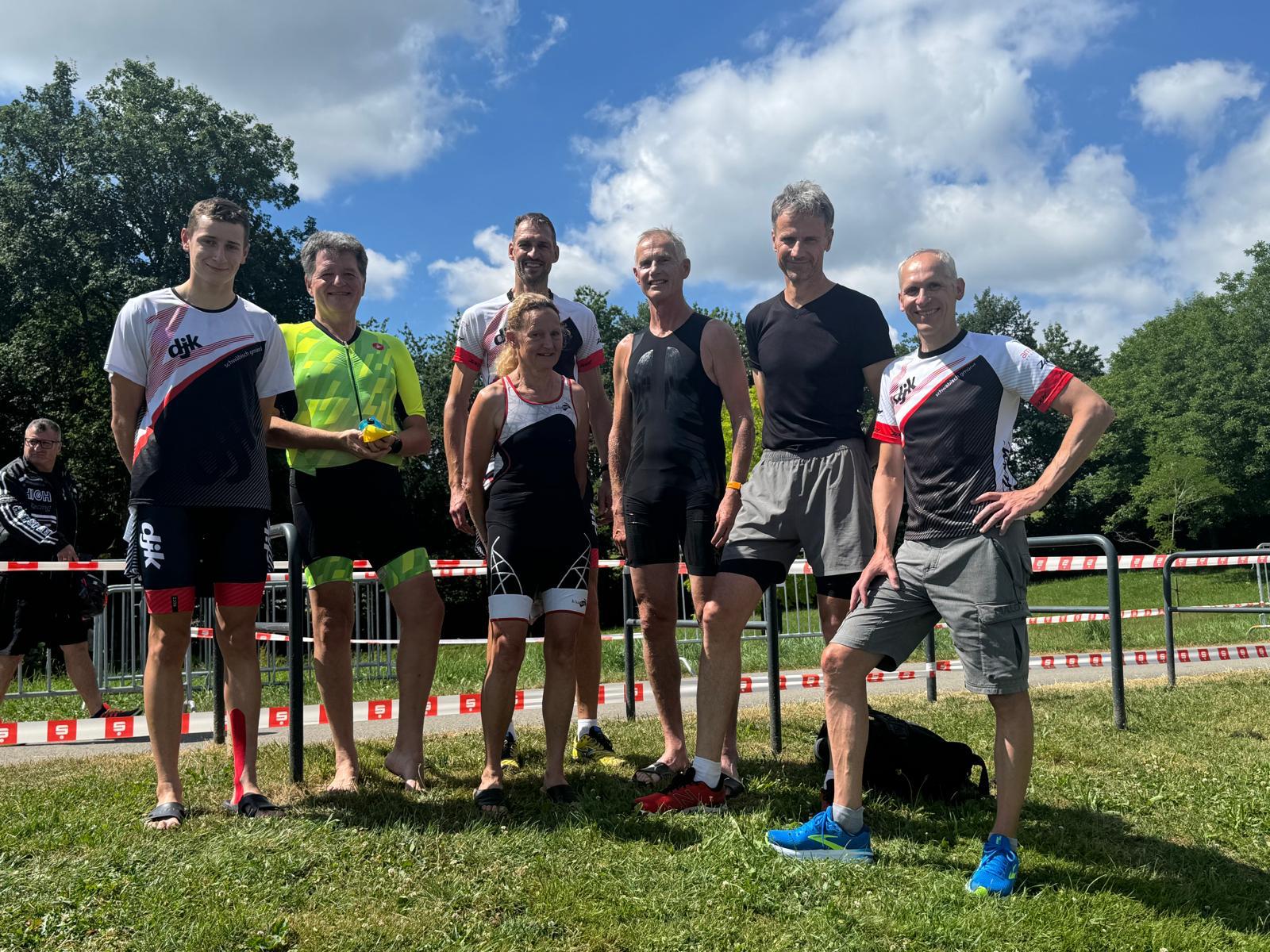 Das DJK-Team beim Welzheimer Triathlon 2025