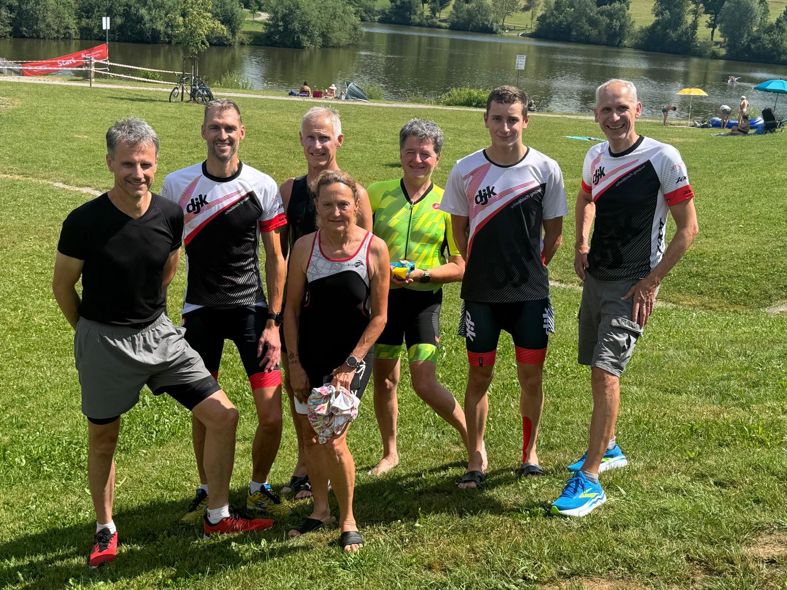 Das DJK-Team beim Welzheimer Triathlon 2025
