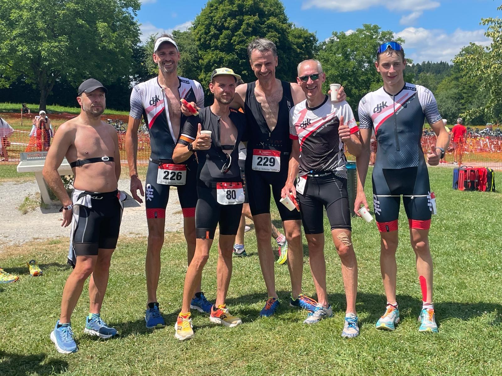 Das DJK-Team beim Welzheimer Triathlon 2025